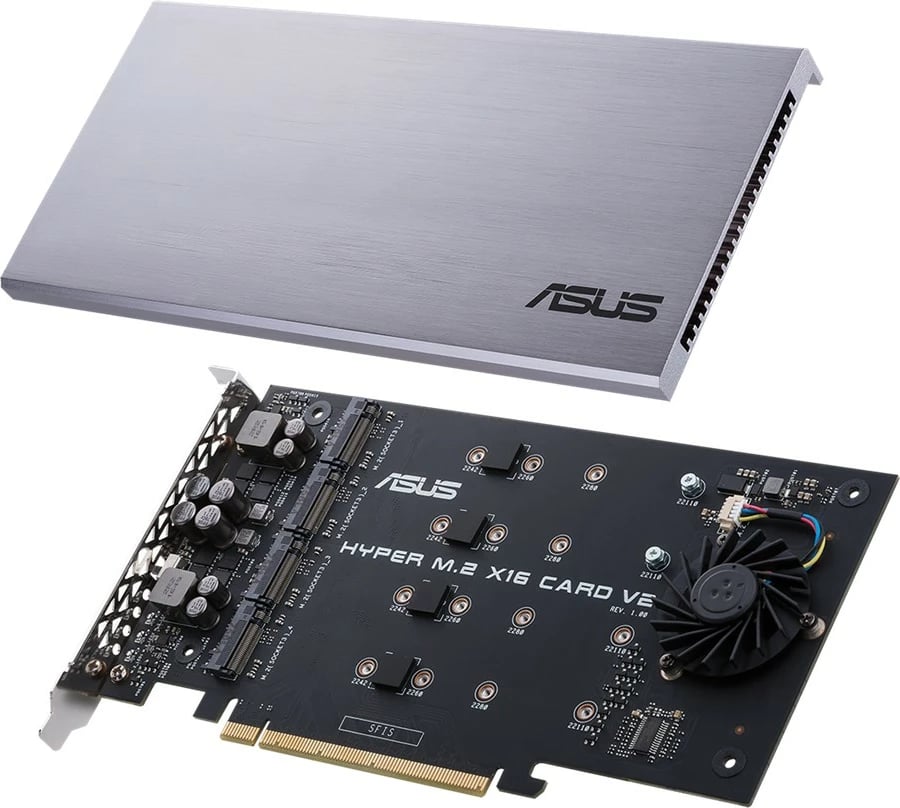Kartë zgjerimi ASUS Hyper M.2 X16 V2, PCIe 3.0, 128 Gbit/s