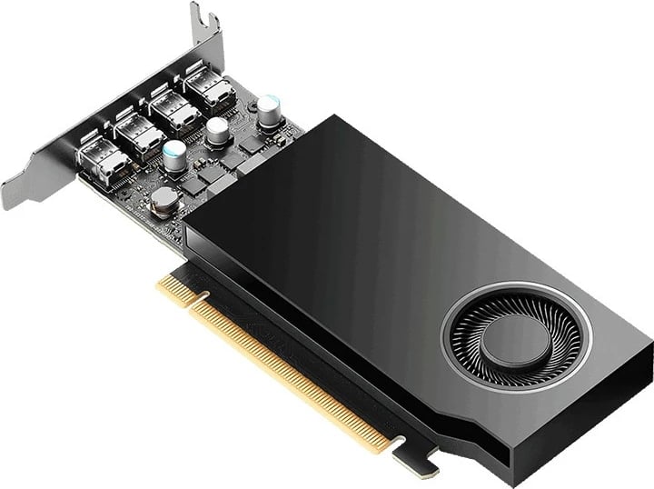 Kartelë grafike PNY Quadro RTX A400 4GB GDDR6 low profile e zezë