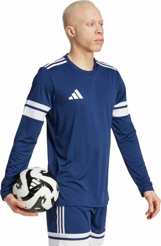 Fanellë me mëngë të gjata për meshkuj adidas, navy blue