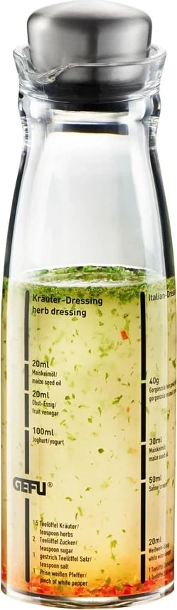Shishe për përzierje GEFU MIXO, 250 ml, Transparent