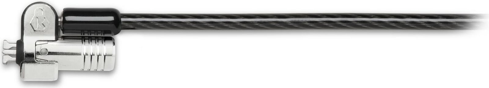 Kabllo sigurie Kensington NanoSaver Dual Head, me çelës, 1.8m, e zezë/çelik inox