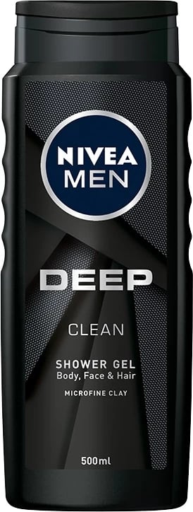 Xhel dushi për meshkuj Nivea Men Deep Clean 500ml