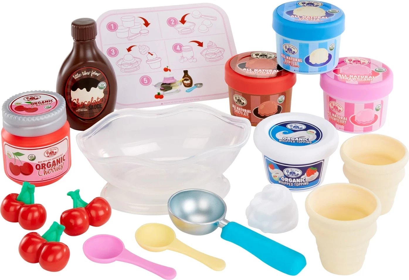 Set lojërash Little Tikes Creative Chefs Ice Cream, shumëngjyrësh