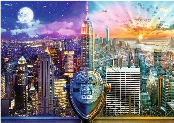 Puzzle Trefl Trip across America 2x500 elemente Puzzle Trefl Trip across America 2x500 elemente