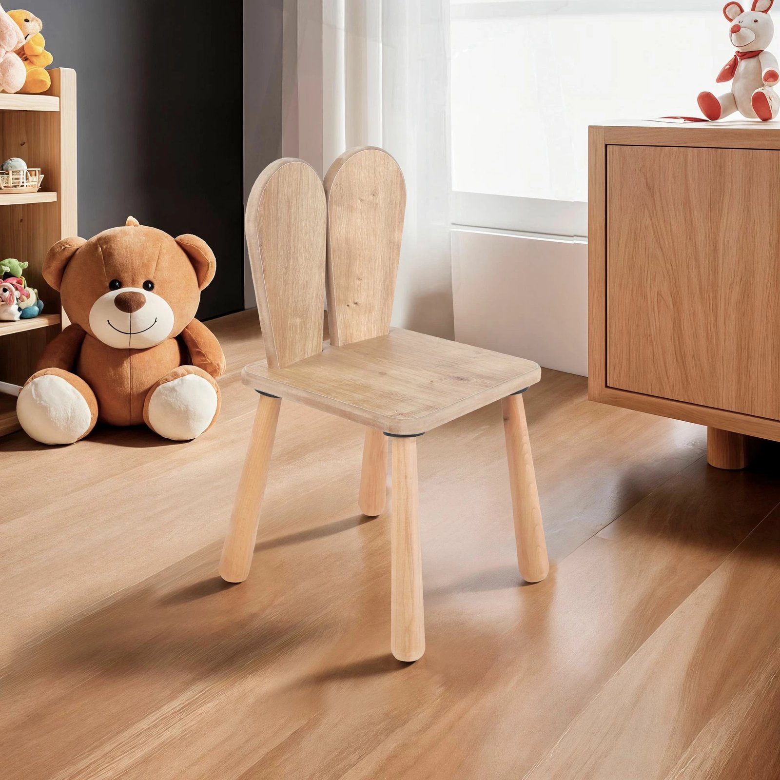 Karrige për fëmijë Skye Decor, ngjyrë lisi, BLTYZ-AKTV045