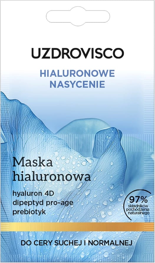 Maskë për fytyrë UZDROVISCO Hyaluronic Saturation Mask Hyaluronic Mask femra 10ml