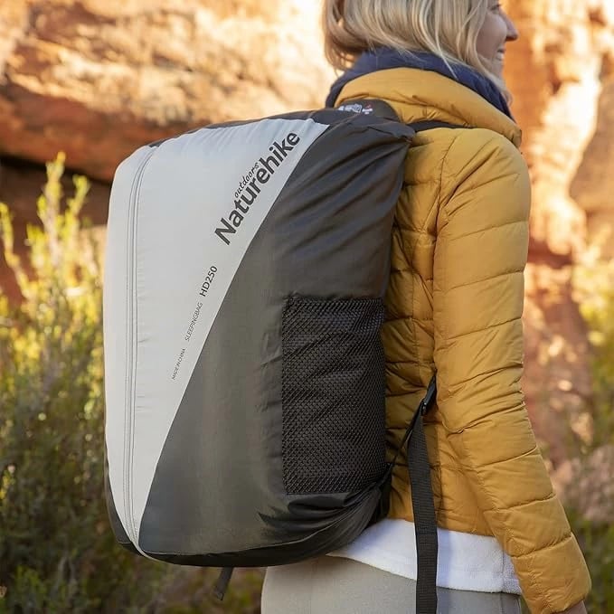 Thes gjumi dopio me jastëk Naturehike, 48 x 40 x 7.62 cm, hiri