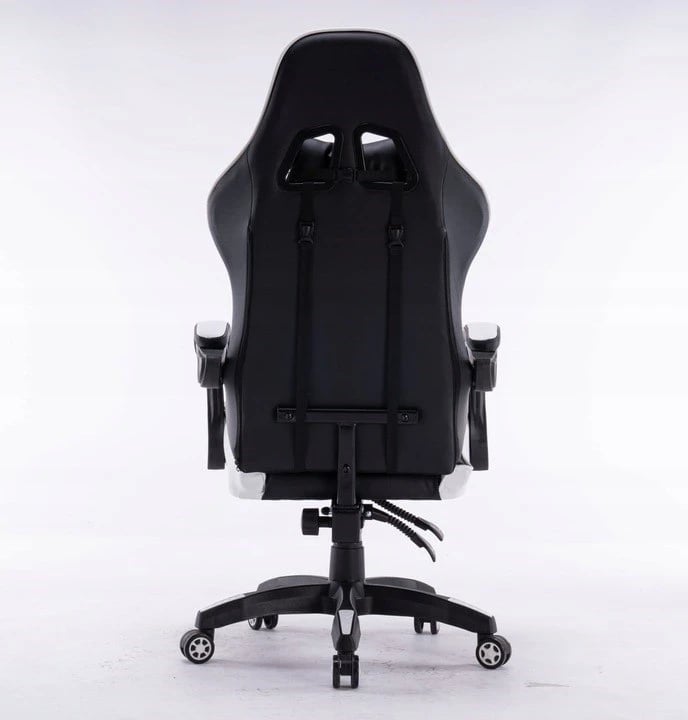Karrige për gaming Remus, e bardhë/zezë
