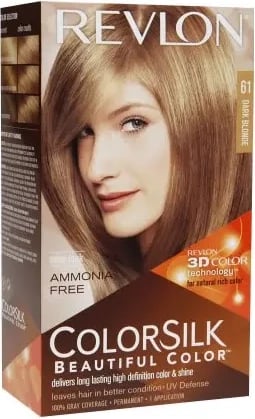 Ngjyrë për flokë Revlon Colorsilk Ammonia Free 61 unisex Dark Blonde