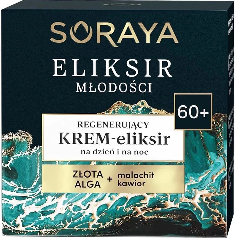 Krem ditë dhe natë për fytyrë për femra Soraya Elixir of Youth 60+, 50ml