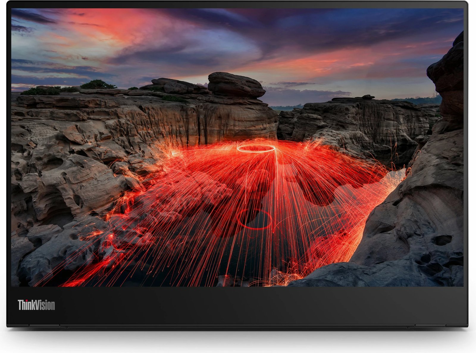 Monitor Lenovo ThinkVision M14t Gen 2, 35.6cm/14", Touch, 60Hz, Raven Black
