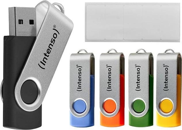 USB stick Intenso Office Line 256GB, 3.2, multipack x5, ngjyra të ndryshme