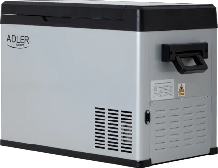 Frigorifer portativ me kompresor, Adler, AD 8081, 40L, ekran LCD, diapazon -20°C deri +20°C, gri/zi