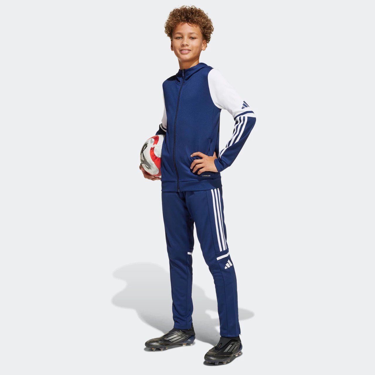 Pantallona sportive për fëmijë adidas, navy