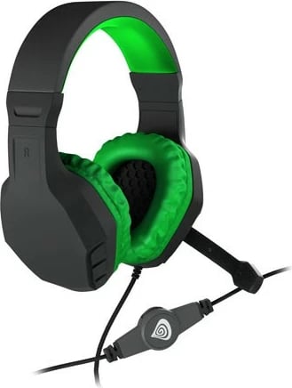Kufje gaming Genesis Argon 200, me mikrofon, 2x3.5mm, e zezë/jeshile