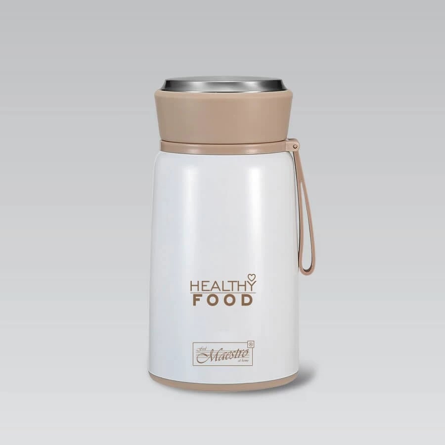 Termos ushqimi Maestro MR-1646-80, 800 ml, bardhë