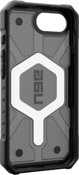 Mbështjellës UAG Pathfinder Clear MagSafe për iPhone 16e, Gri/Ezezë