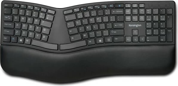 Tastierë Kensington ProFit Ergo Wireless, QWERTZ, e zezë