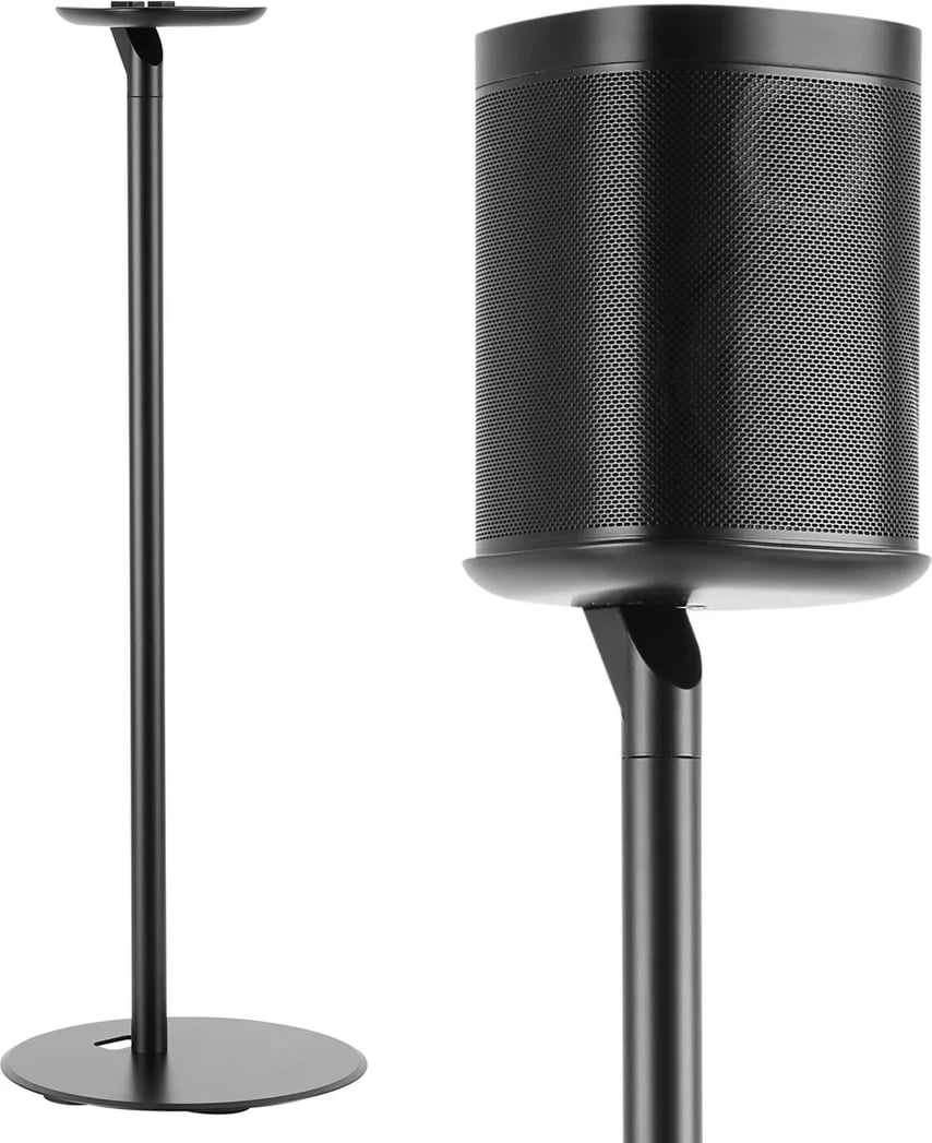 Mbajtës dyshemeje Maclean MC-841 për Sonos One dhe Sonos Play, i zi