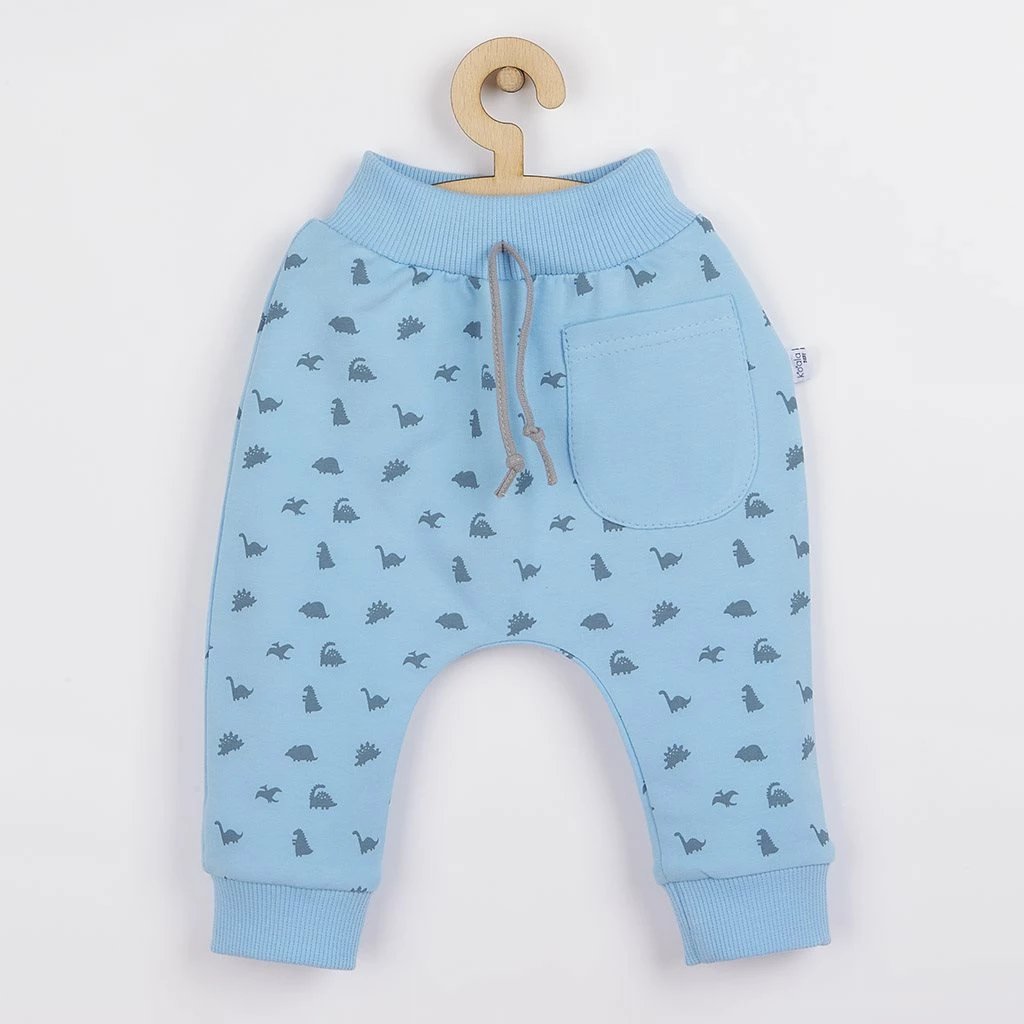 tuta bebe KOALA Dinosaur 62 (3-6m) pambuk 96% elastan 4% blu