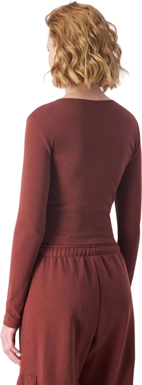 Maicë croptop për femra Champion, kafe