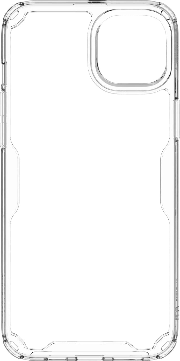Mbështjellës Nillkin Nature Pro për iPhone 15, Transparent, i bardhë