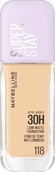 Fondatinë për femra Maybelline Super Stay Lumi Matte 118, 30ml