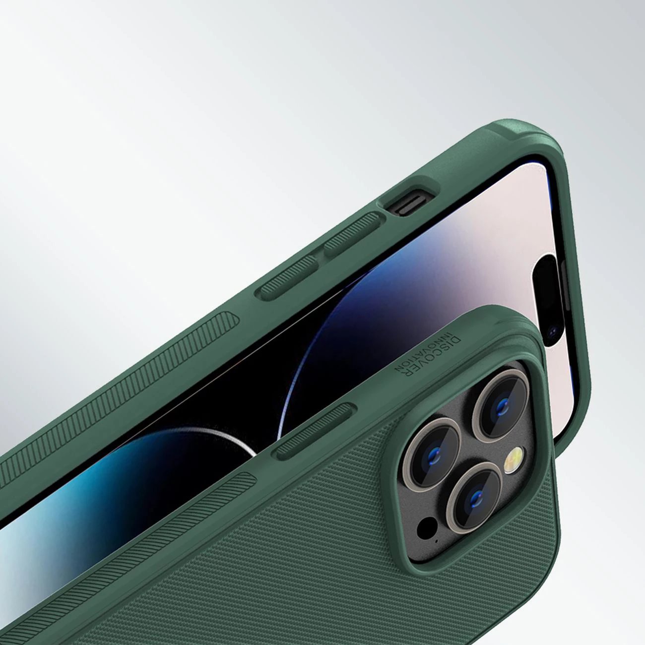 Mbështjellës Nillkin Super Frosted Shield Pro për iPhone 14 Pro, Kaltër