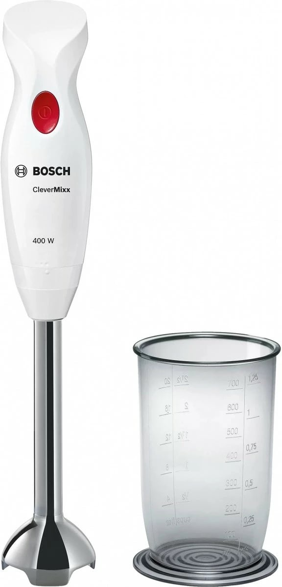Blender dore Bosch MSM24100, 400 W, i bardhë, me enë matëse