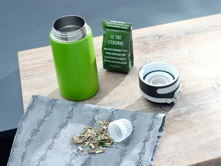 Gotë termike Leifheit 3249, 350 ml, e zezë/gjelbër