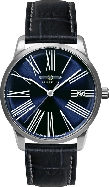 Orë Zeppelin Flatline 8345-3, Kuarc, Blu