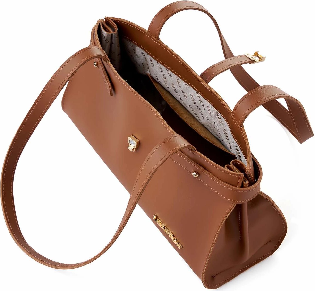 Çantë shpine ngjyrë tan Lucky Bees, Maya