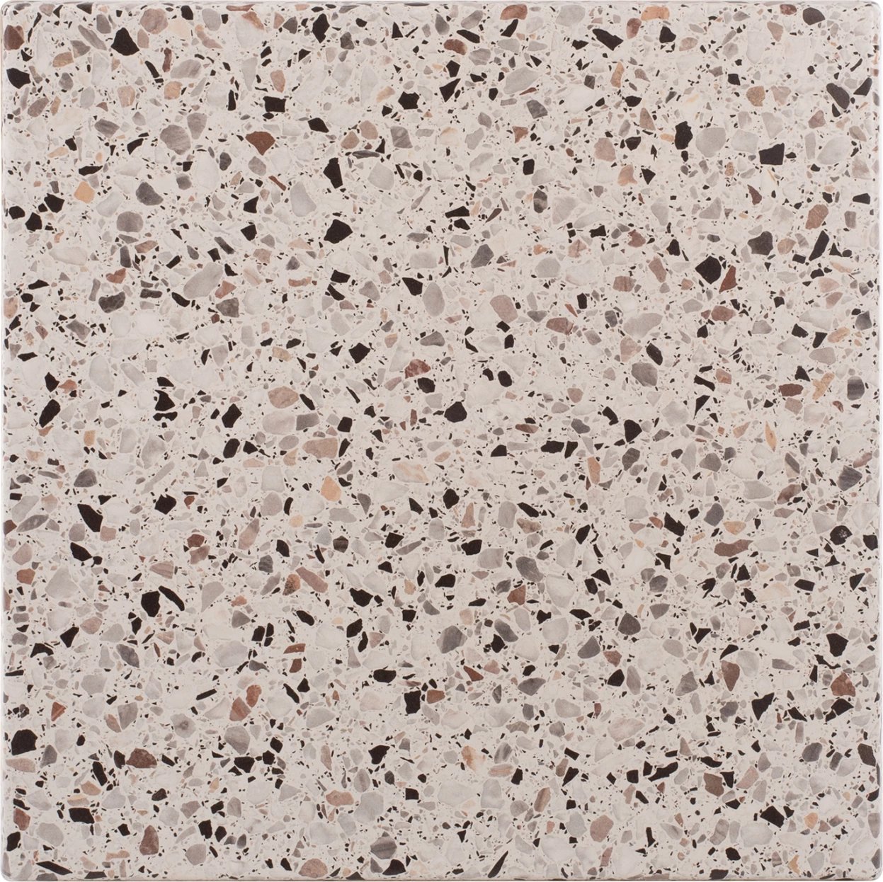 Sipërfaqe tavoline katrore, ngjyrë terrazzo, FH5230.16, 70x70 cm