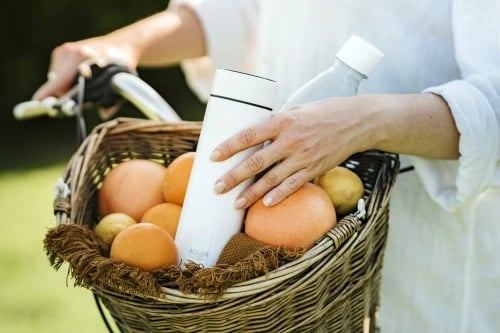 Termus, Adler, AD 4506, 473ml, ekran LED me prekje, izolim vakum, çelik inox SS304, e bardhë