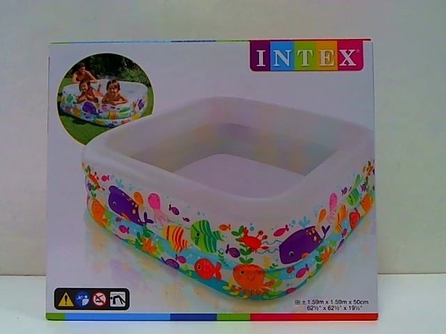 Pishinë e fryrë Intex 57471NP, drejtkëndëshe, shumëngjyrëshe