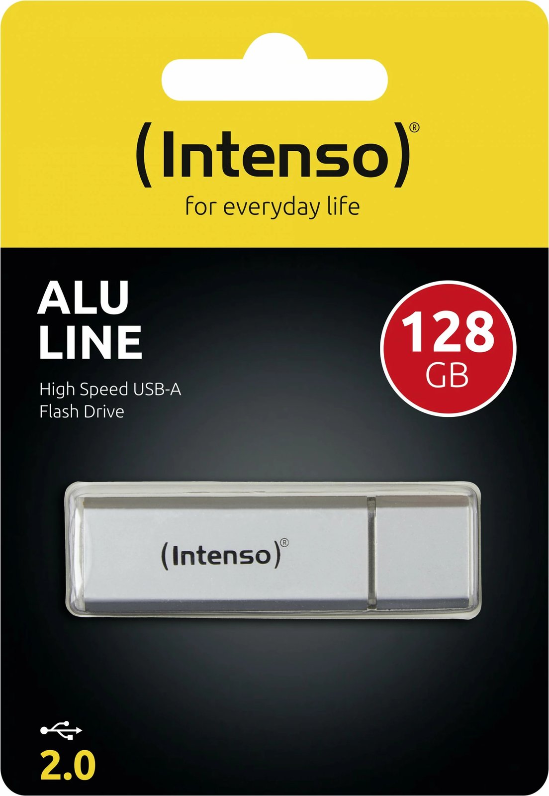 USB flash Intenso 128GB, USB 2.0, argjendtë