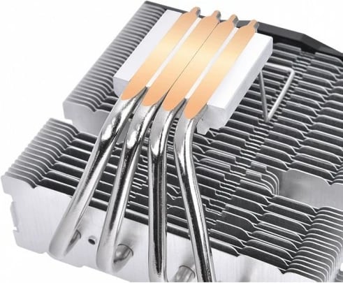 Ftohës CPU Thermaltake TOUGHAIR 110, 140W, 4x heatpipe bakri, 12cm, Gri