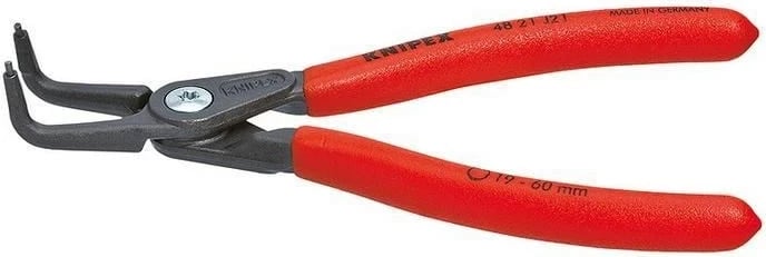 Knipex pinca circlip 48 21 J31, 210 mm, e kuqe