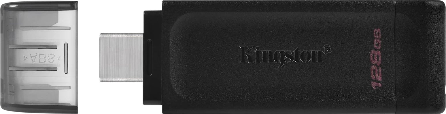 USB Kingston Technology DataTraveler, 128GB, e zezë