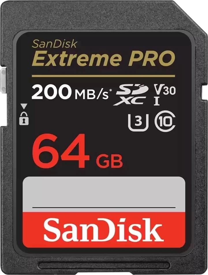Kartë e memories SanDisk SDXC Extreme Pro, 64GB
