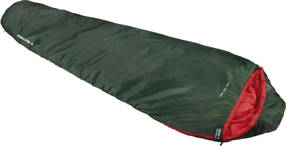 Thes gjumi High Peak Lite Pak 1200, 190 cm, sintetik, i gjelbër i kuq