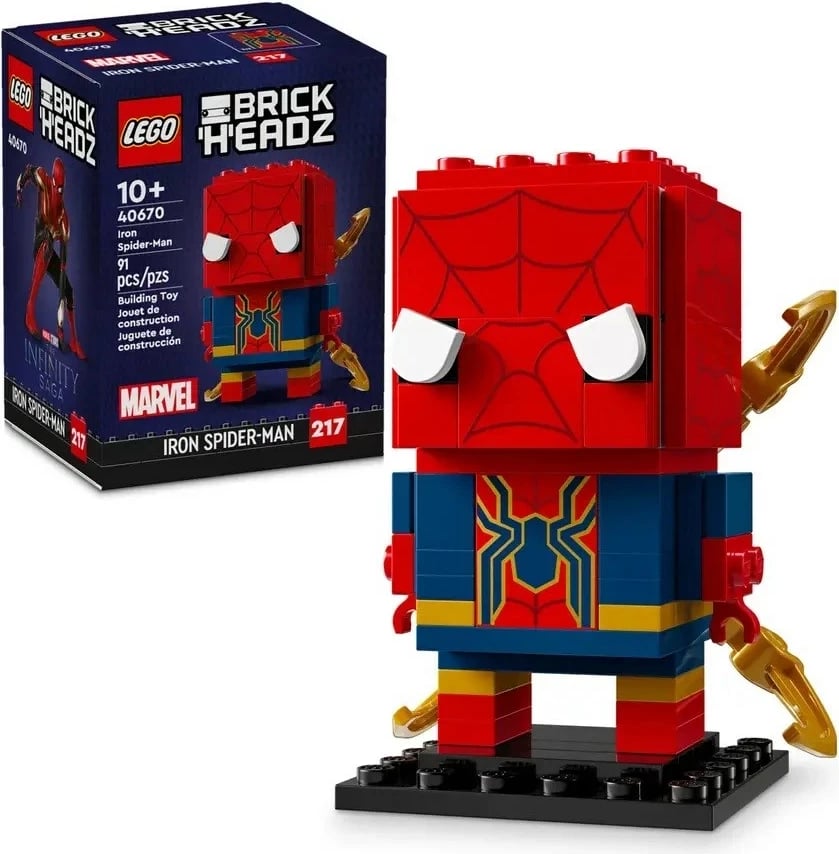 Lodra LEGO BrickHeadz Iron Spider-Man, 94 pjesë
