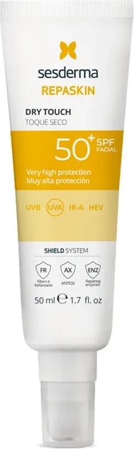 Krem mbrojtës për diell për fytyrë Sesderma Repaskin Facial Photoprotective Dry Touch Spf50+, 50ml