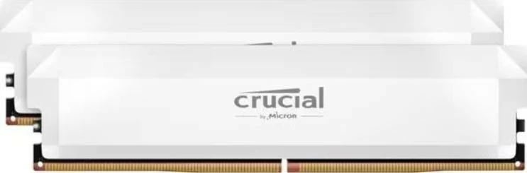 RAM Memorje Crucial DDR5 Pro Overclocking, 32GB (2x16GB), 6000MHz, CL36, Bardhë