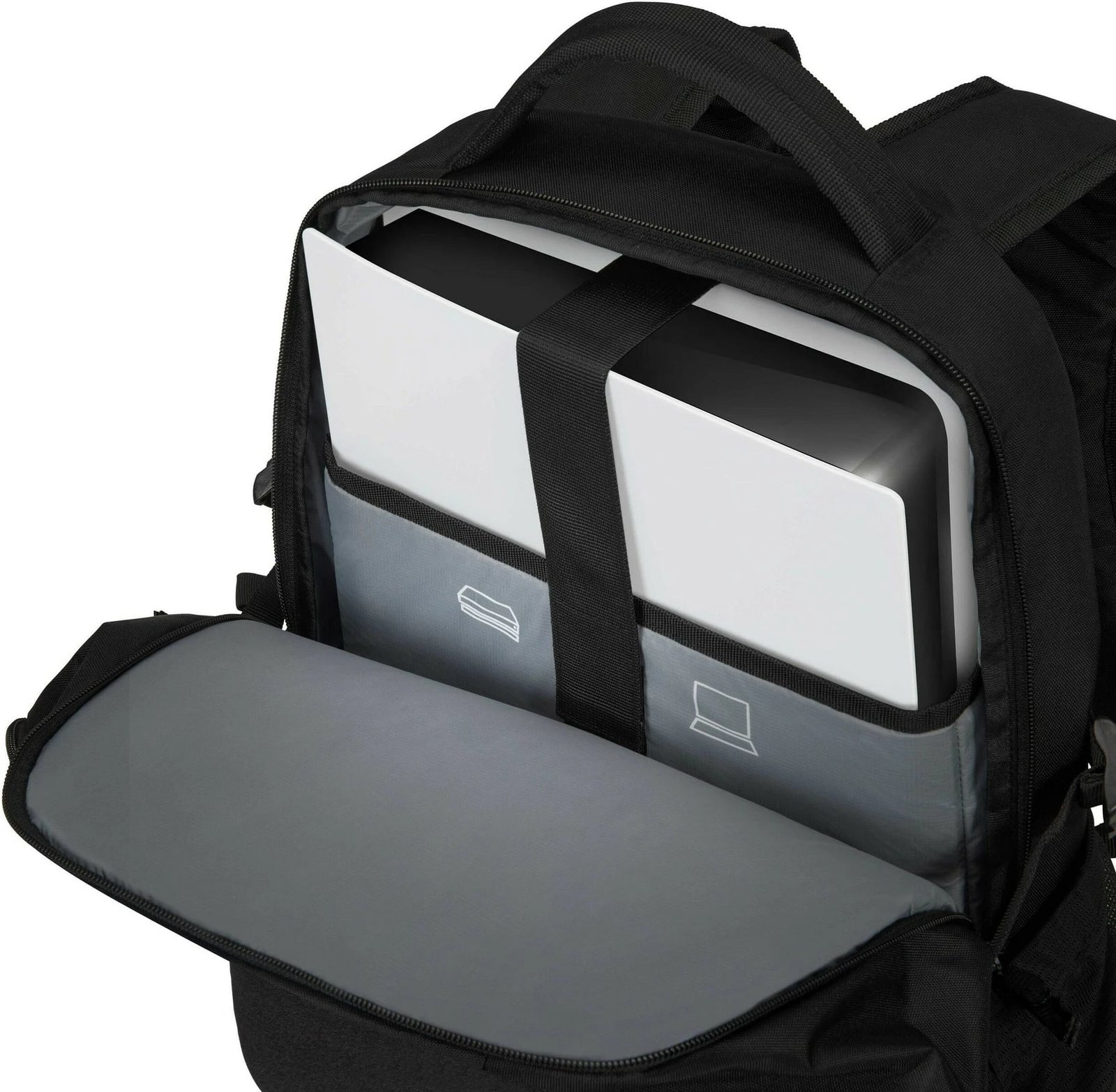 Çantë shpine DICOTA CATURIX FORZA eco 17.3", 28.5L, e zezë