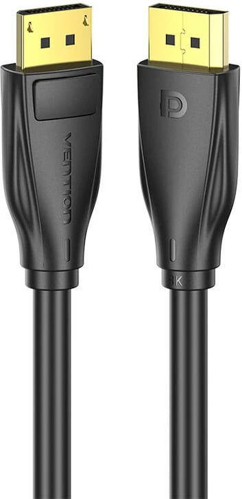 Kabllo DisplayPort Vention HCDBH 2m, 8K 60Hz/4K 120Hz, e zezë