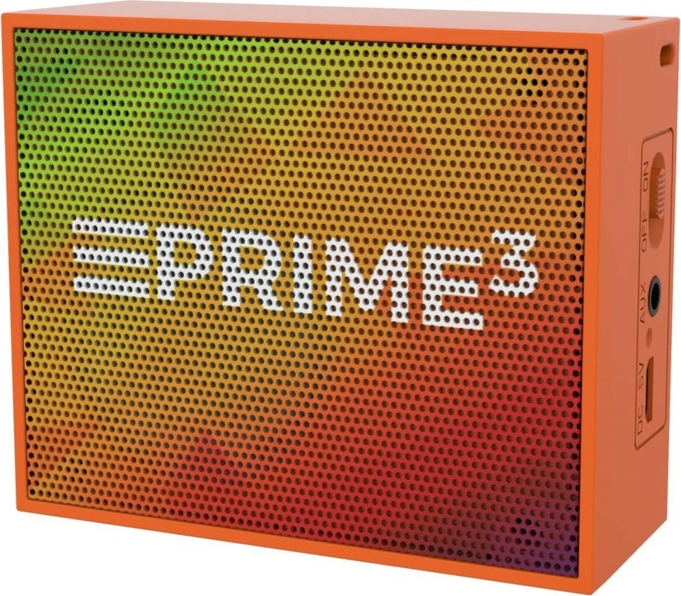 Altoparlant portativ PRIME3 ABT02OR, Bluetooth, 4 orë, Portokalli