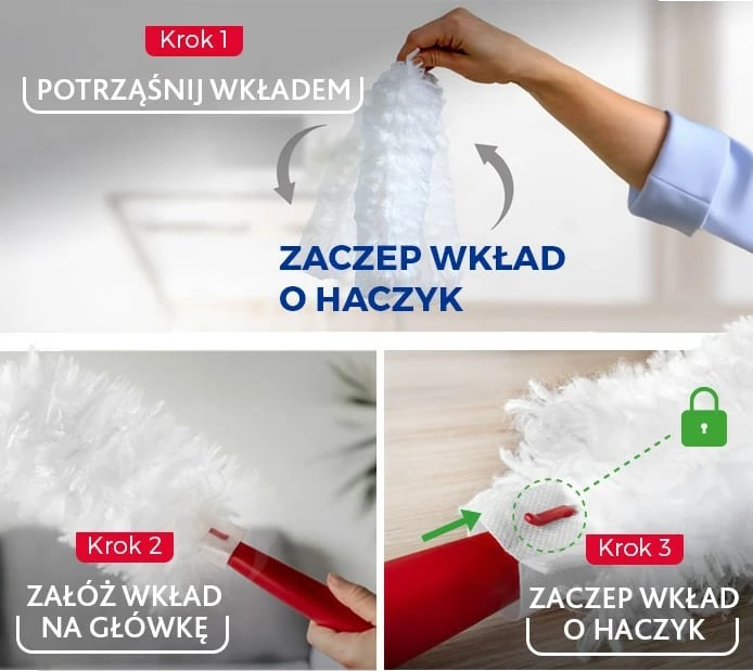 Set lopatë pluhuri Vileda Flex&Catch me dorezë të shkurtër dhe 2 mbushje rezervë, Bardhë