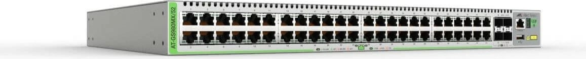 Switch Allied Telesis GS980MX, Managed, 48 porte Gigabit, 4 SFP+, 1U, rackmount
