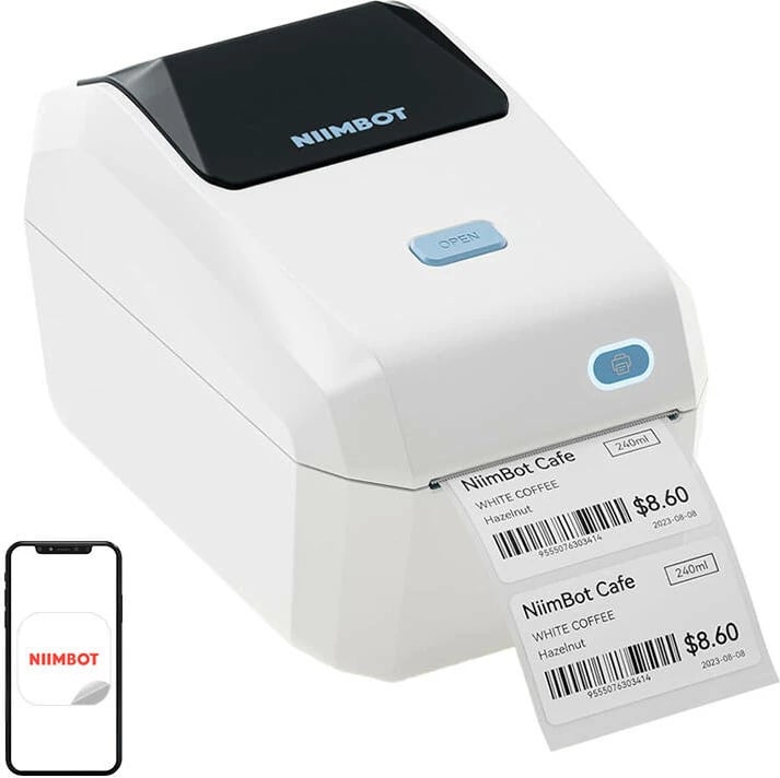 Printer etiketa portabil Niimbot K3, krem